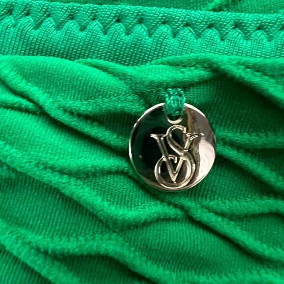 Victoria's Secret Swim Texture The Monokini One-Piece Bathing Suit XL Jade Green - Picture 6 of 7